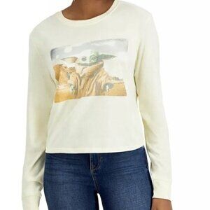 New Star Wars Baby Yoda PhotoThe Child Long Sleeve T-shirt , tee Small NWT